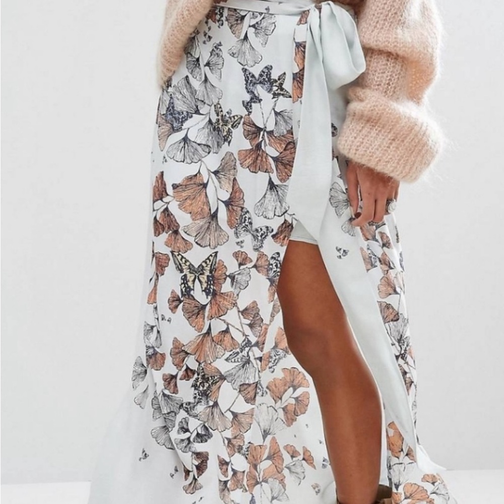 Free people bri bri butterfly skirt
